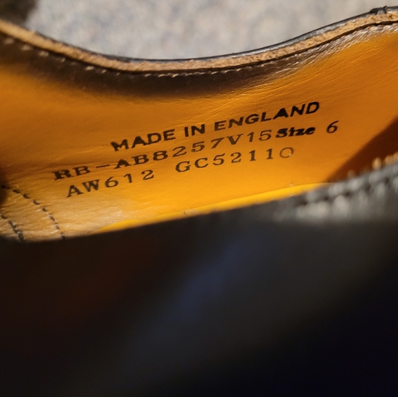 ๐ฌ๐ง VINTAGE NOS Dr Martens Brogue Oxford Wingtips UK MADE! ๐ฌ๐ง Solovair NPS - Picture 7 of 16